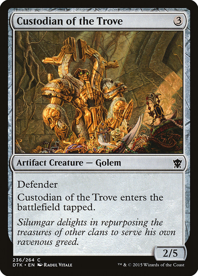 Custodian of the Trove [Dragons of Tarkir] | Silver Goblin