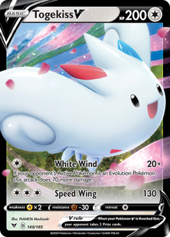 Togekiss V (140/185) [Sword & Shield: Vivid Voltage] | Silver Goblin