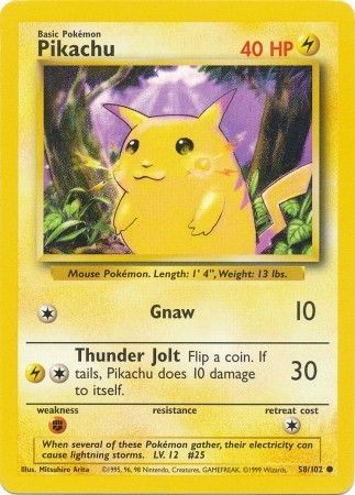 Pikachu (58/102) [Base Set Unlimited] | Silver Goblin