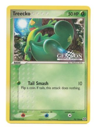 Treecko (70/106) (Gen Con The Best Four Days in Gaming Promo) [EX: Emerald] | Silver Goblin