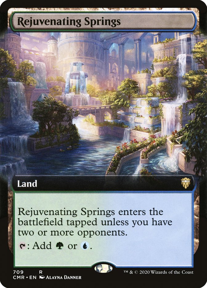 Rejuvenating Springs (Extended Art) [Commander Legends] | Silver Goblin