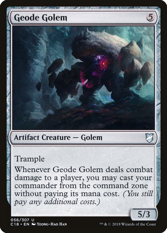 Geode Golem [Commander 2018] | Silver Goblin