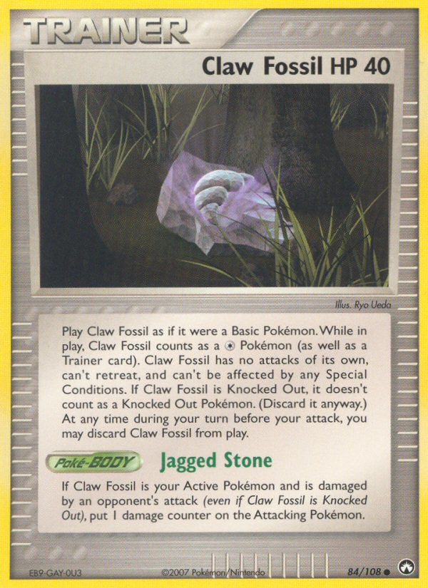 Claw Fossil (84/108) [EX: Power Keepers] | Silver Goblin