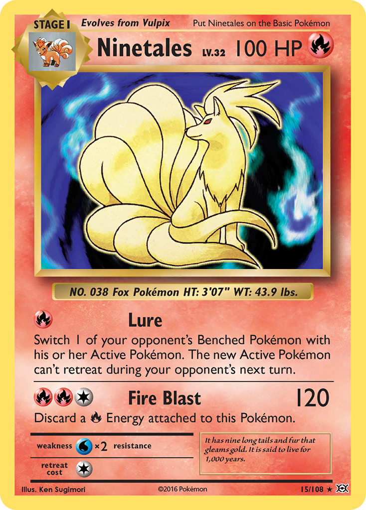 Ninetales (15/108) [XY: Evolutions] | Silver Goblin