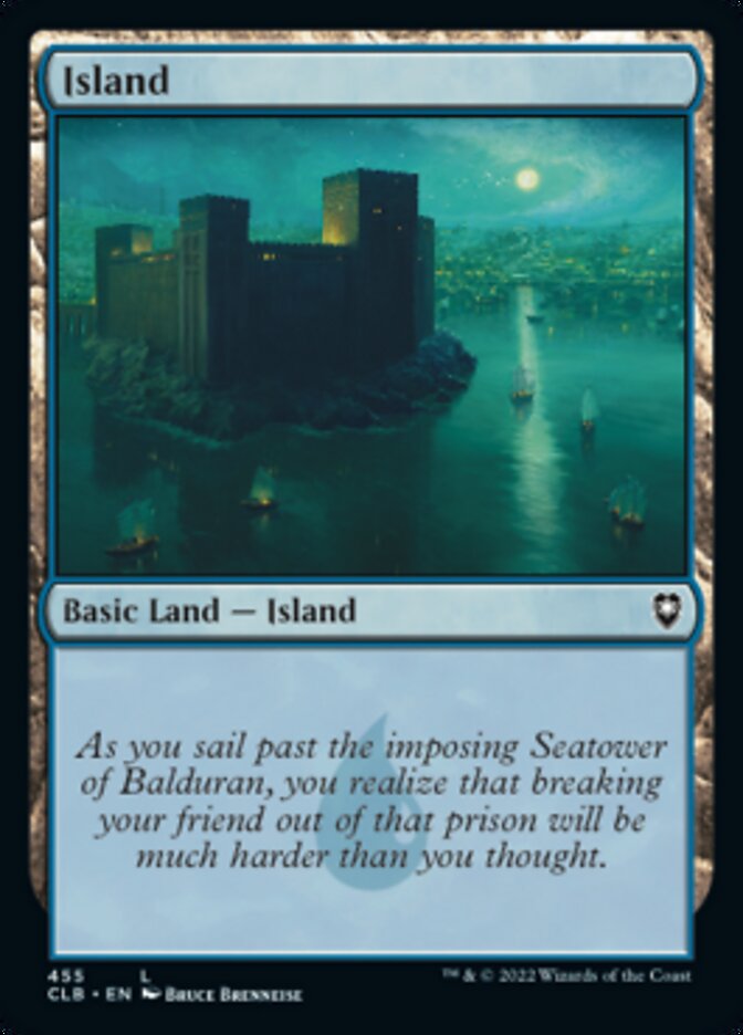 Island (455) [Commander Legends: Battle for Baldur's Gate] | Silver Goblin