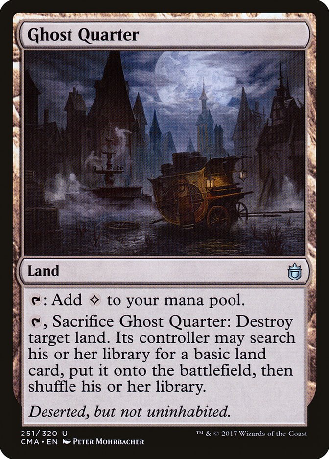 Ghost Quarter [Commander Anthology] | Silver Goblin