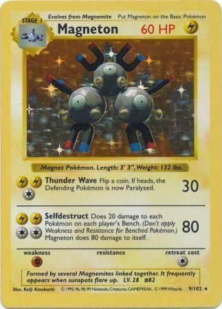 Magneton (9/102) [Base Set Shadowless Unlimited] | Silver Goblin