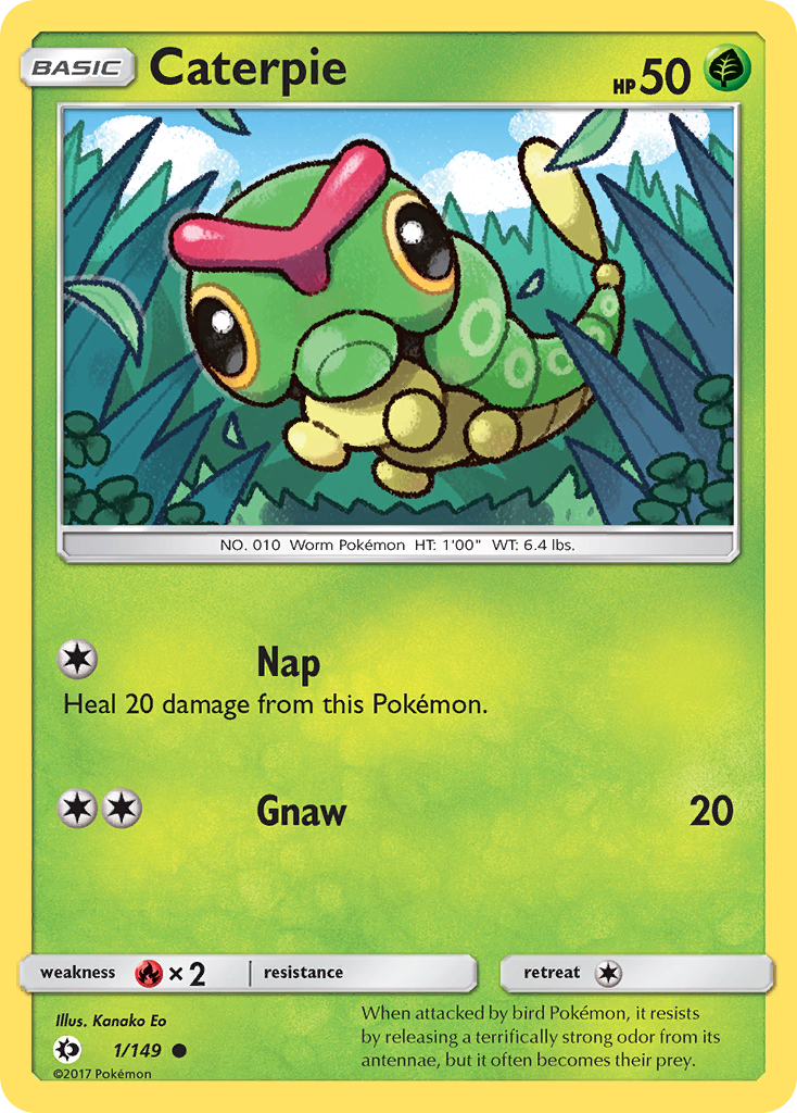 Caterpie (1/149) [Sun & Moon: Base Set] | Silver Goblin