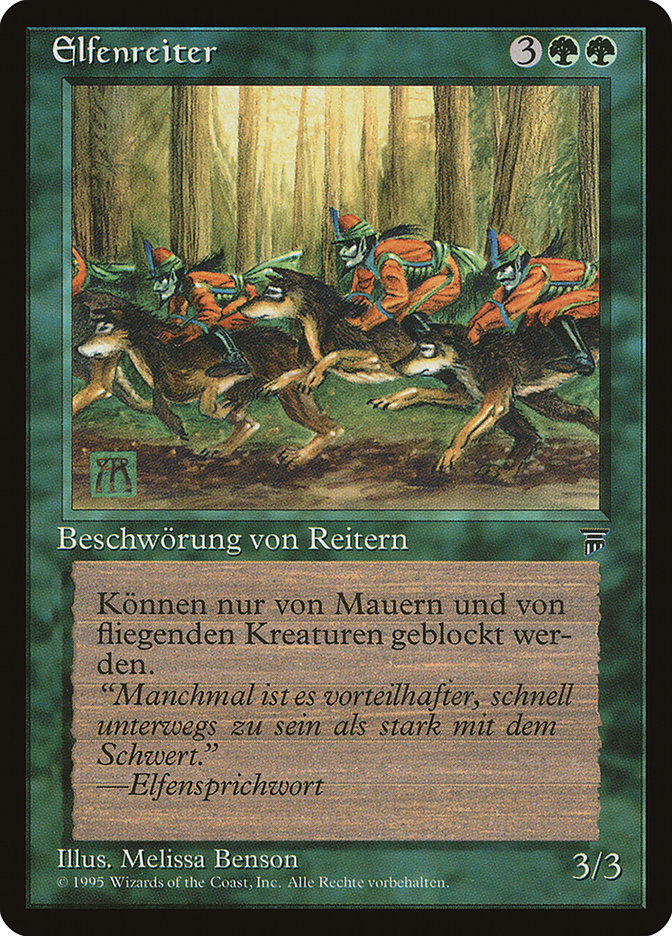 Elven Riders (German) - "Elfenreiter" [Renaissance] | Silver Goblin