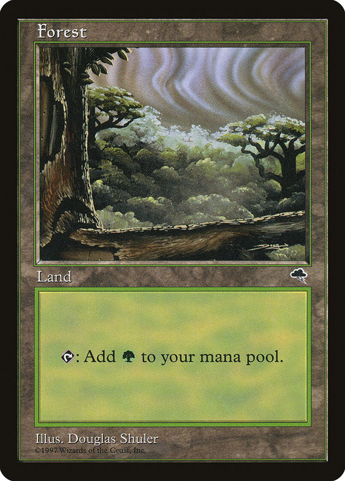 Forest (Sky Visible Top Right) [Tempest] | Silver Goblin