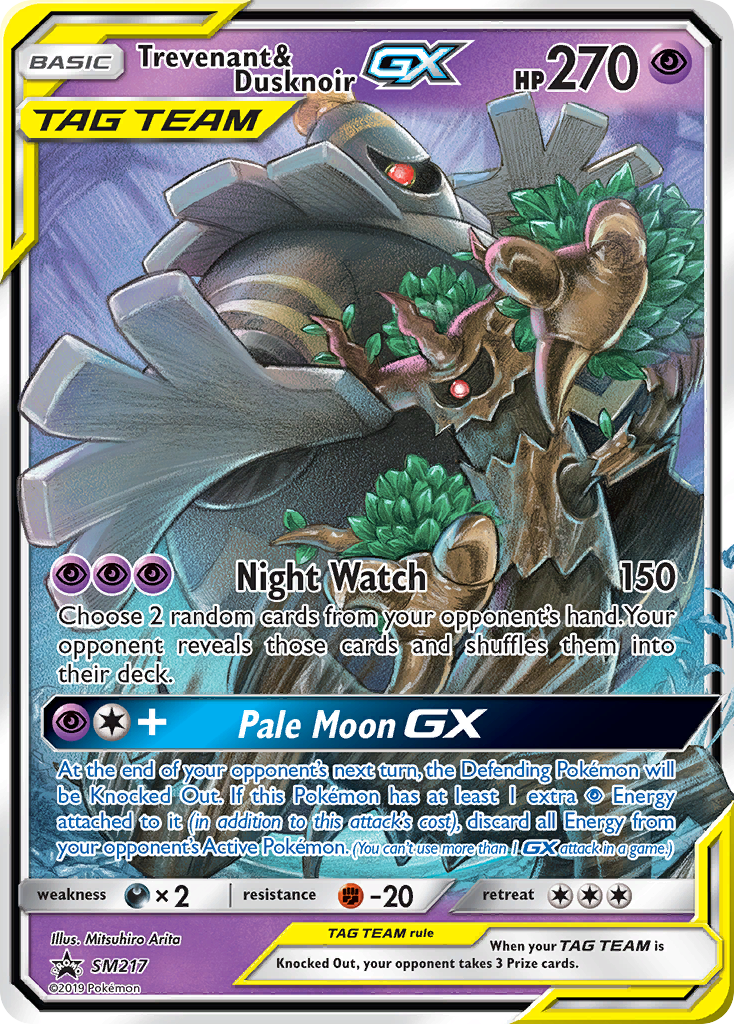 Trevenant & Dusknoir GX (SM217) [Sun & Moon: Black Star Promos] | Silver Goblin