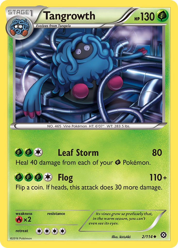 Tangrowth (2/114) [XY: Steam Siege] | Silver Goblin