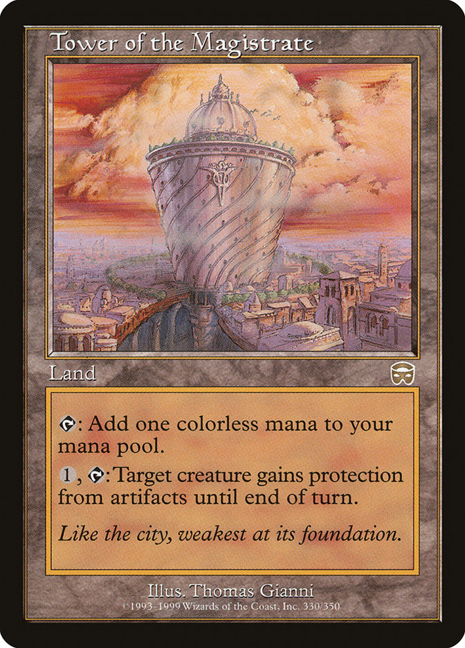 Tower of the Magistrate [Mercadian Masques] | Silver Goblin