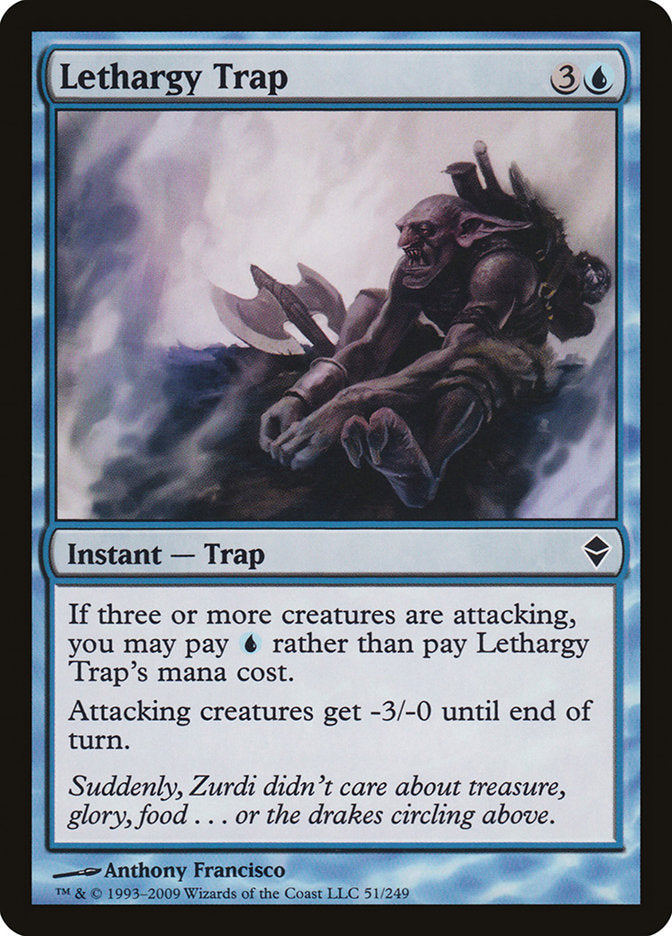 Lethargy Trap [Zendikar] | Silver Goblin