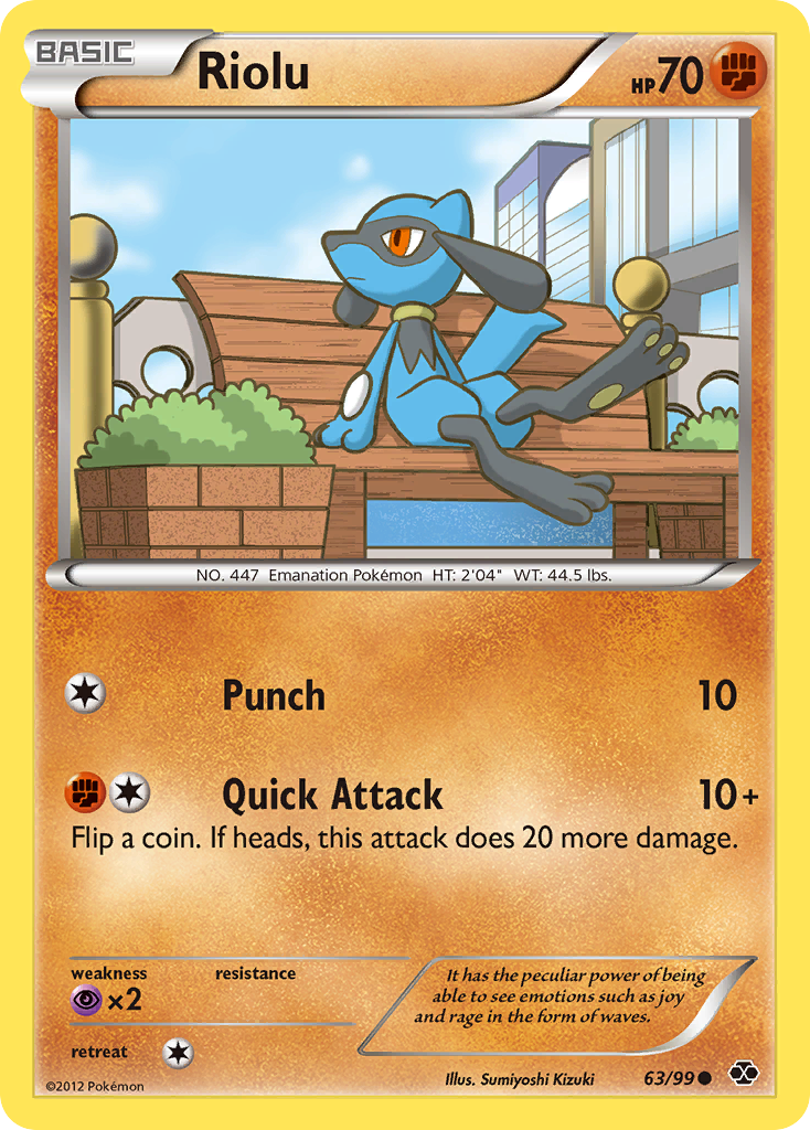 Riolu (63/99) [Black & White: Next Destinies] | Silver Goblin