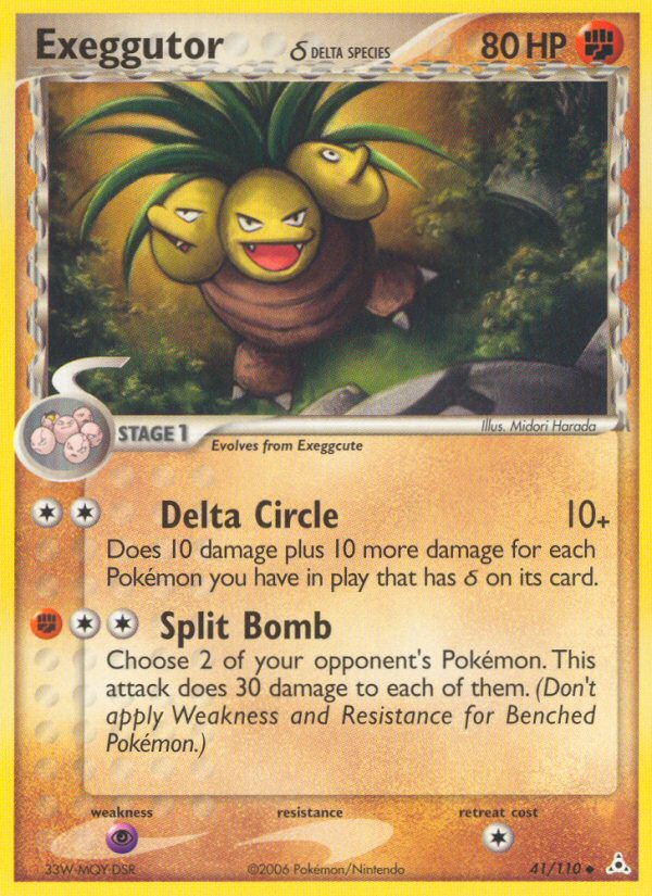 Exeggutor (41/110) (Delta Species) [EX: Holon Phantoms] | Silver Goblin