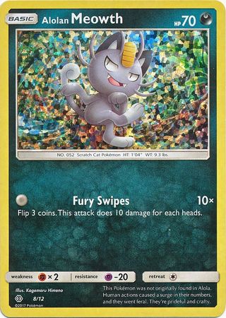 Alolan Meowth (8/12) [McDonald's Promos: 2017 Collection] | Silver Goblin