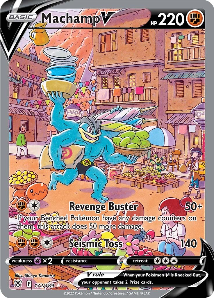 Machamp V (172/189) [Sword & Shield: Astral Radiance] | Silver Goblin