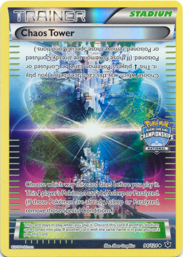 Chaos Tower (94/124) (National Championship Promo) [XY: Fates Collide] | Silver Goblin