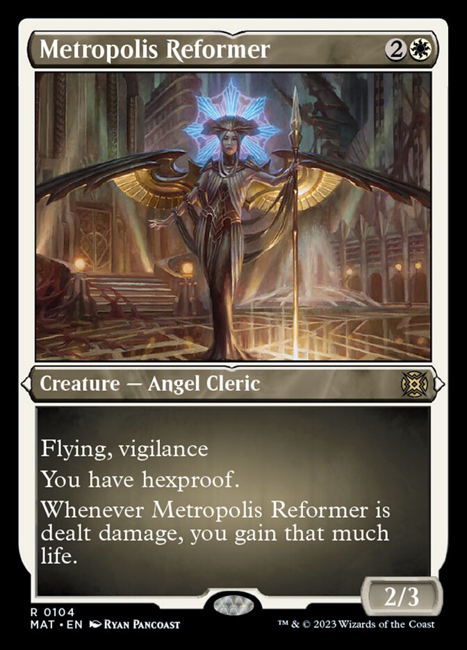 Metropolis Reformer (Foil Etched) [March of the Machine: The Aftermath] | Silver Goblin