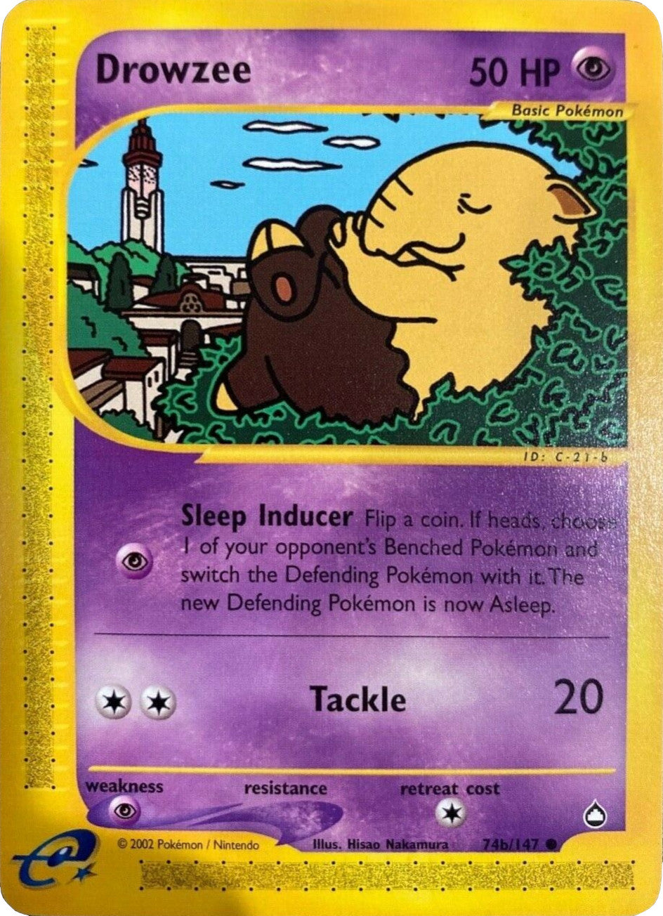 Drowzee (74b/147) [Aquapolis] | Silver Goblin