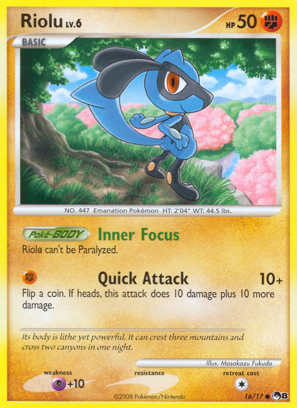 Riolu (16/17) [POP Series 8] | Silver Goblin