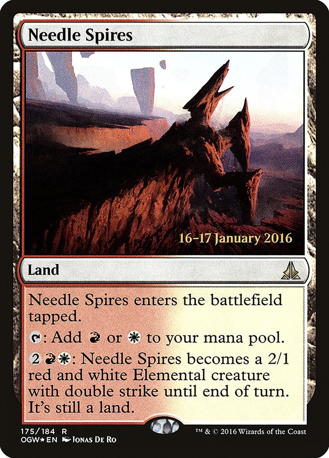 Needle Spires [Oath of the Gatewatch Prerelease Promos] | Silver Goblin