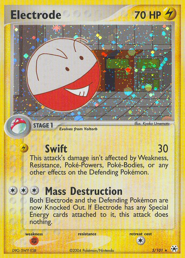 Electrode (5/101) [EX: Hidden Legends] | Silver Goblin