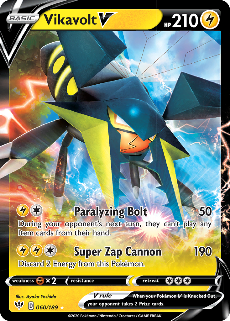 Vikavolt V (060/189) [Sword & Shield: Darkness Ablaze] | Silver Goblin