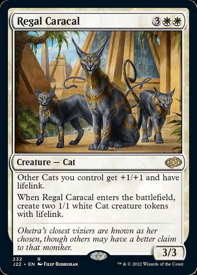 Regal Caracal [Jumpstart 2022] | Silver Goblin