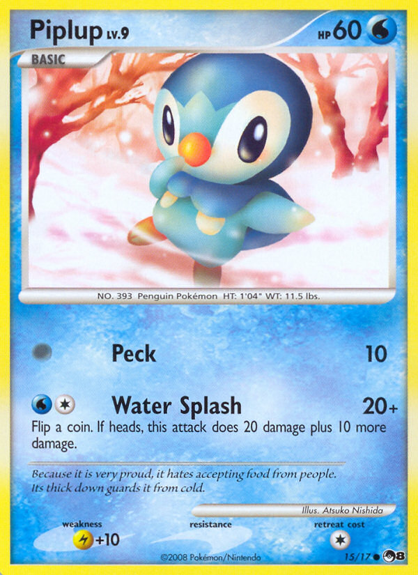 Piplup (15/17) [POP Series 8] | Silver Goblin