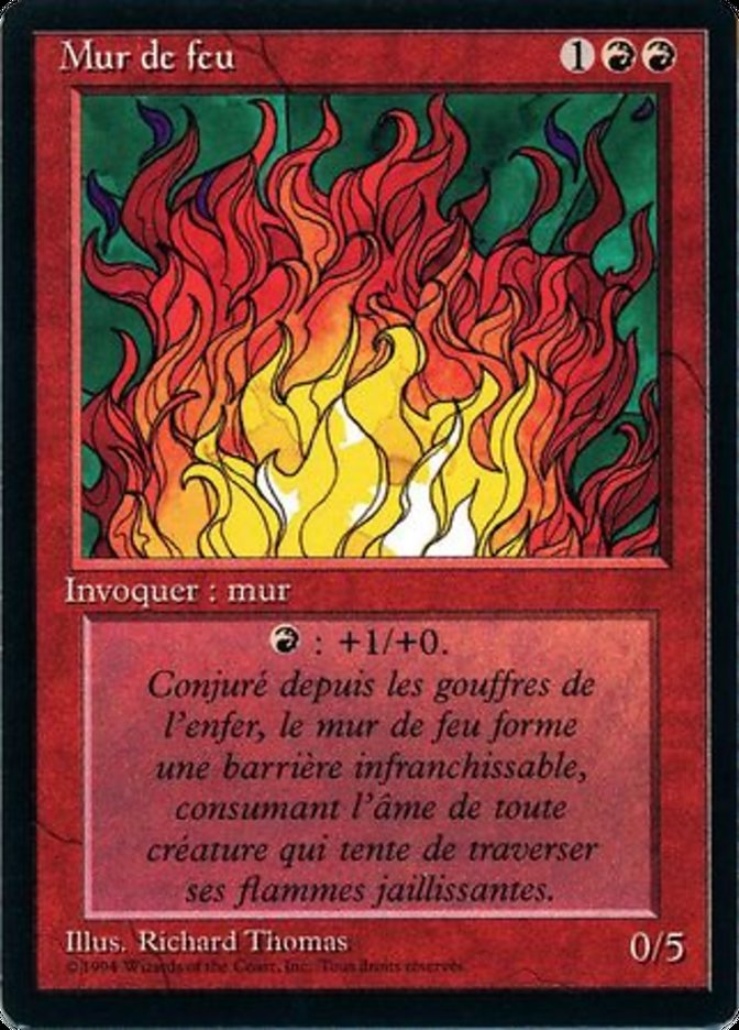 Wall of Fire [Foreign Black Border] | Silver Goblin