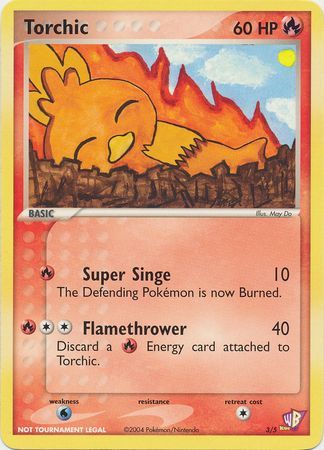 Torchic (3/5) [Kids WB Promos] | Silver Goblin