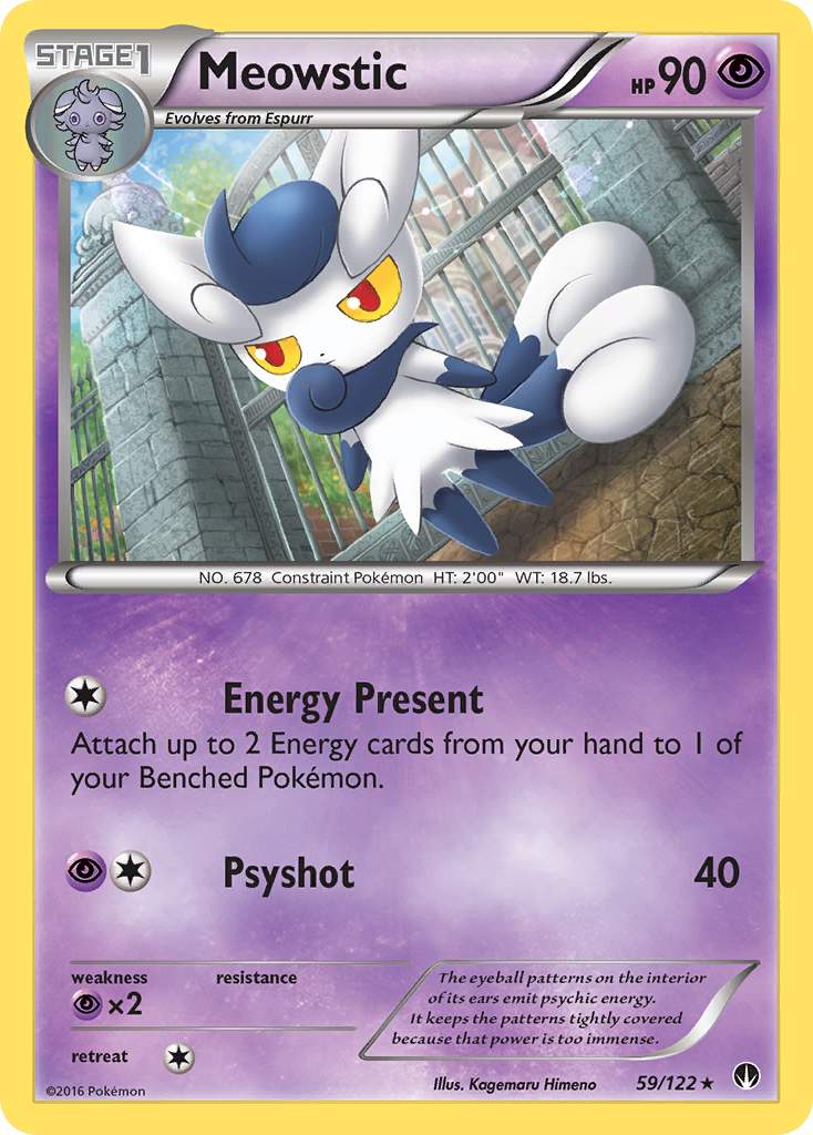 Meowstic (59/122) [XY: BREAKpoint] | Silver Goblin