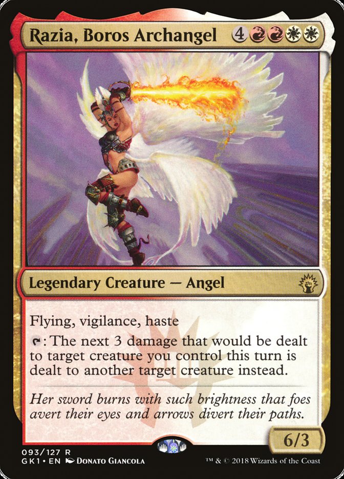 Razia, Boros Archangel [Guilds of Ravnica Guild Kit] | Silver Goblin