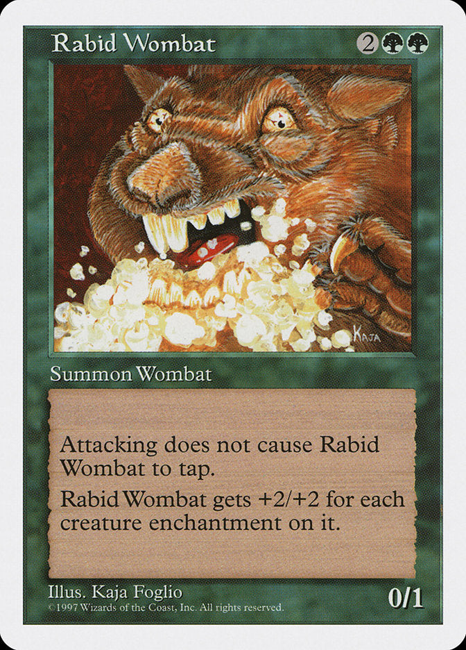 Rabid Wombat [Fifth Edition] | Silver Goblin