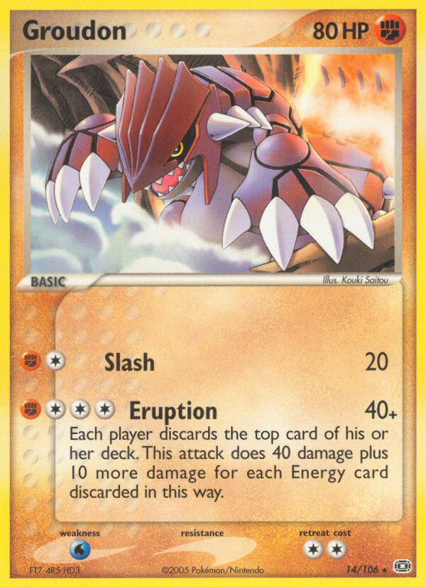 Groudon (14/106) [EX: Emerald] | Silver Goblin