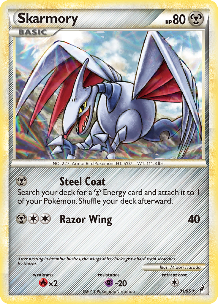 Skarmory (31/95) [HeartGold & SoulSilver: Call of Legends] | Silver Goblin