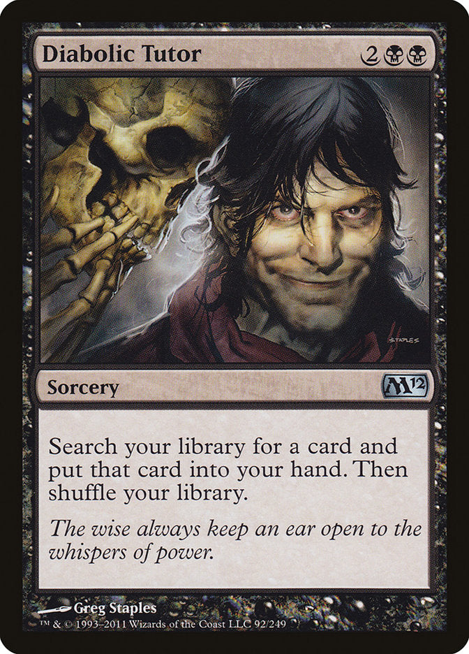 Diabolic Tutor [Magic 2012] | Silver Goblin