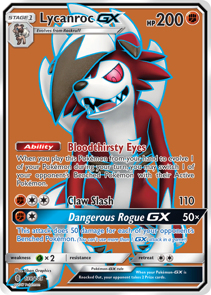 Lycanroc GX (138/145) [Sun & Moon: Guardians Rising] | Silver Goblin