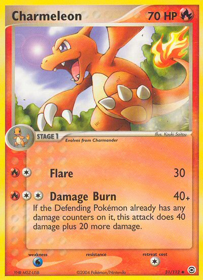 Charmeleon (31/112) [EX: FireRed & LeafGreen] | Silver Goblin