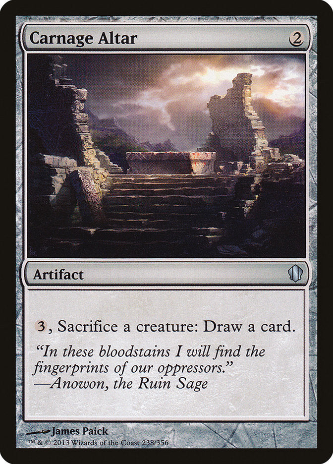 Carnage Altar [Commander 2013] | Silver Goblin