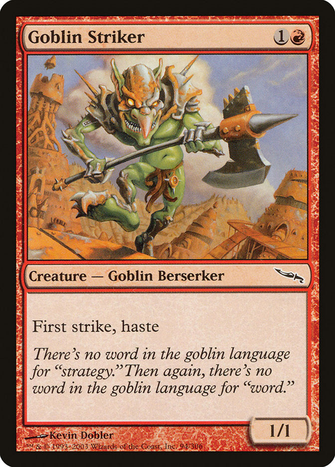 Goblin Striker [Mirrodin] | Silver Goblin