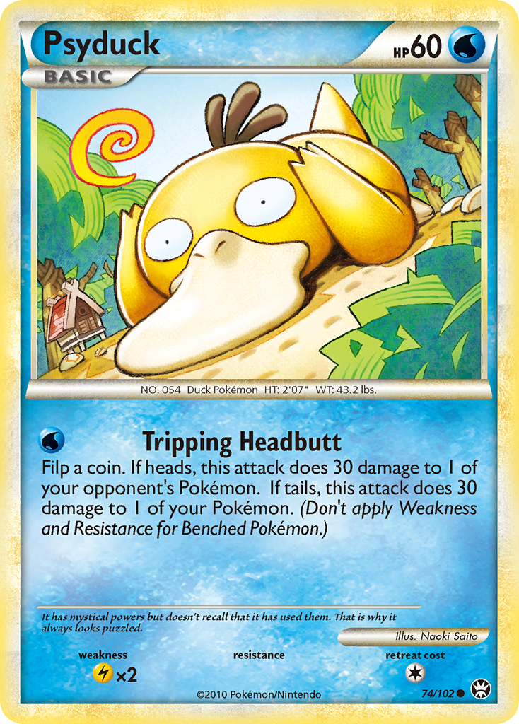 Psyduck (74/102) [HeartGold & SoulSilver: Triumphant] | Silver Goblin