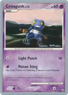 Croagunk LV.13 (60/100) (Intimidation - Tristan Robinson) [World Championships 2008] | Silver Goblin