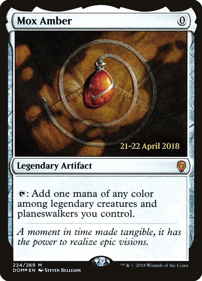 Mox Amber [Dominaria Prerelease Promos] | Silver Goblin