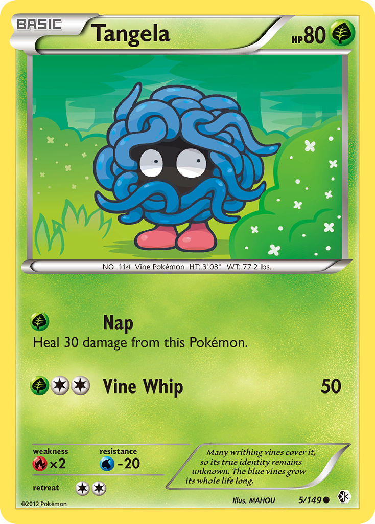 Tangela (5/149) [Black & White: Boundaries Crossed] | Silver Goblin