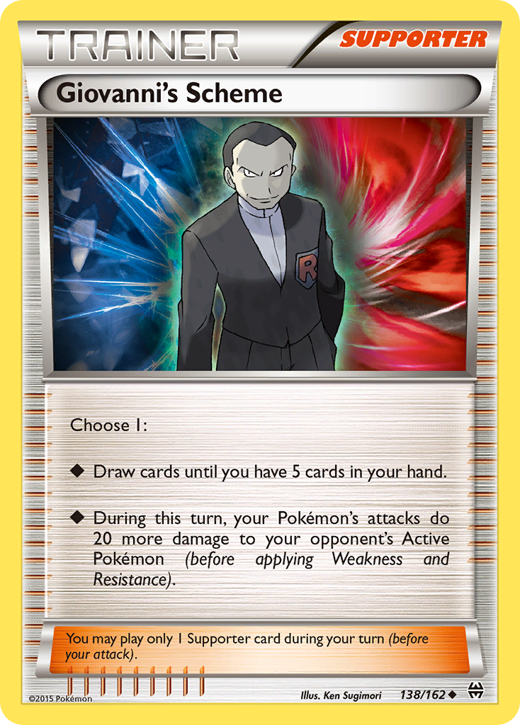 Giovanni's Scheme (138/162) [XY: BREAKthrough] | Silver Goblin