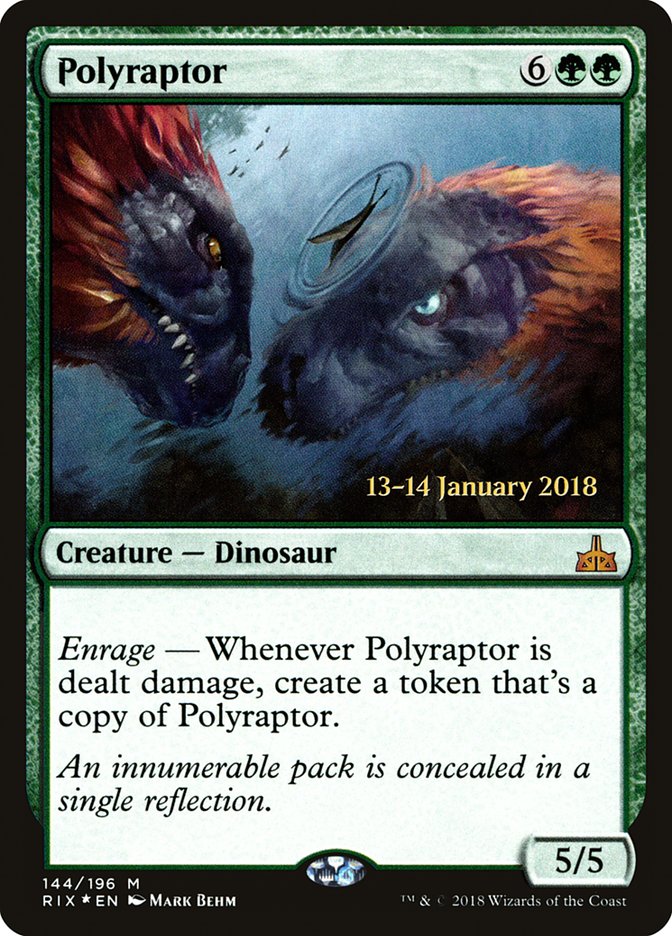 Polyraptor [Rivals of Ixalan Prerelease Promos] | Silver Goblin