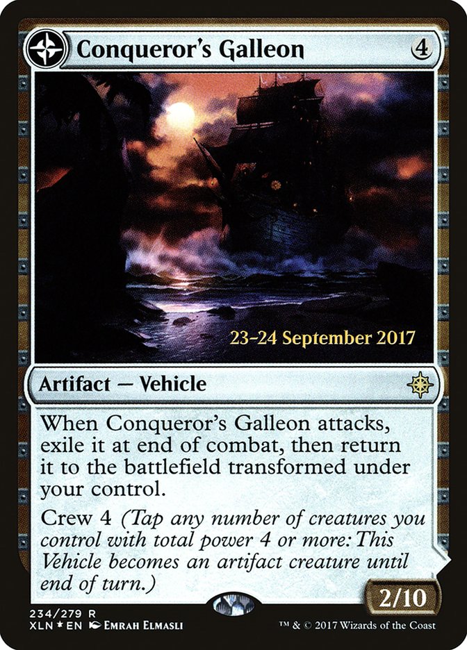 Conqueror's Galleon // Conqueror's Foothold (234s) Foil - Ixalan Promos